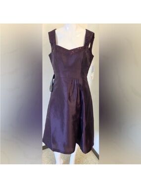 NWT Kay Unger Elegant Purple Midi evening/ cocktail gorgeous baletcore dress.